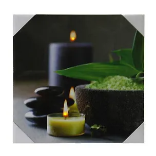 Картина с диодами Свечи и камни (40х40) (740-025) 2430667