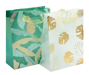 Пакет А5 25*19*8,5 "Листья" жен., пластик