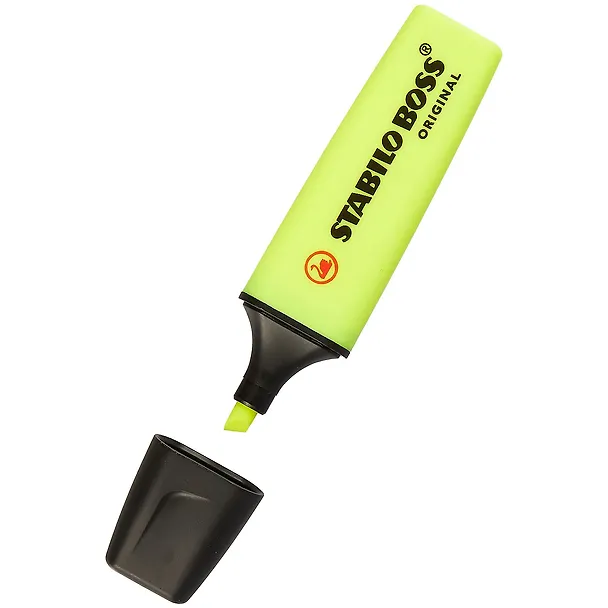 Текстовыделитель «Boss Original» желтый 2-5 мм, Stabilo 202009 — 2