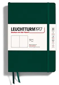 Книга для записей A5 61л нелин. "Medium" мягк.обложка, цвет Зеленый лес, Leuchtturm1917