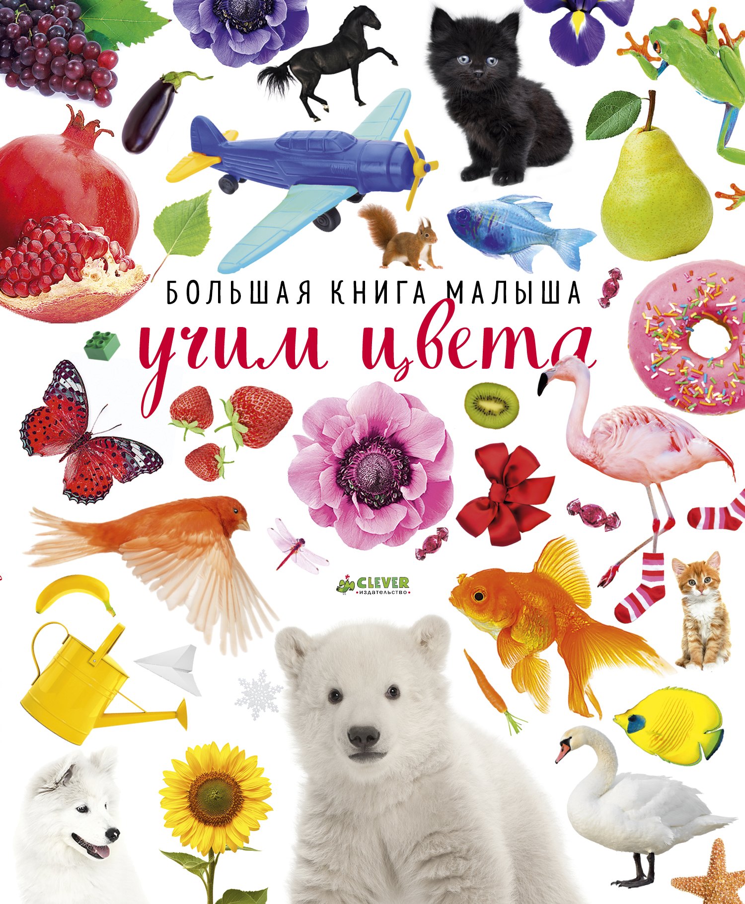 

Большая книга малыша. Учим цвета