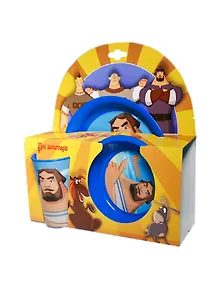 БОГАТЫРИ Набор пластик.из 3-х пр.стерео синий Илья