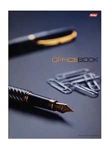 Книга для записей А4 120л кл. "Office Book" 7БЦ, Hatber