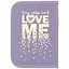 Пенал школьный 1отд. "Love me" 19*13см, 3D лак — 2894375 — 3