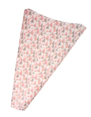 Бумага упаковочная 70*100см "Ёлки" НГ, мел., инд.уп. 3127745