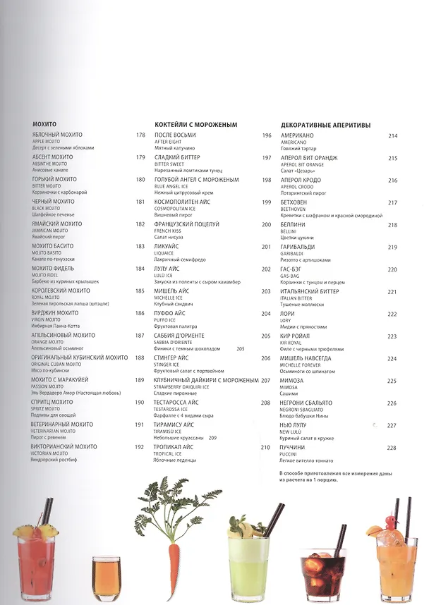 Книга Коктейли. 180 рецептурных пар напитков и сочетающихся с ними вкуснейших блюд (Джанфранко Де Низо, Давид Мандзони) — 5