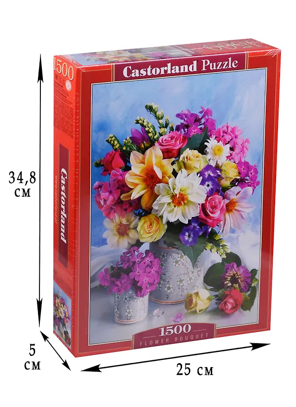 Пазл «Букет цветов» 1500 элементов, Castorland 2576765 — 1