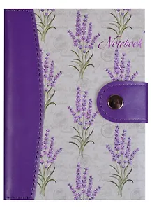 Записная книжка А6 96 листов "Ноутбук" на кнопке