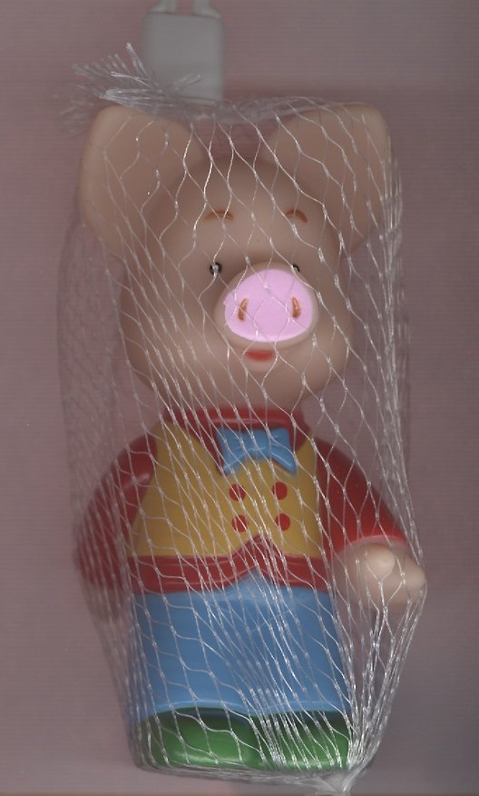 Игрушка для купания Хрюша (7R) (174420) (Играем вместе) (пищалка) (0,6+) (сетка) 2365800 — 1