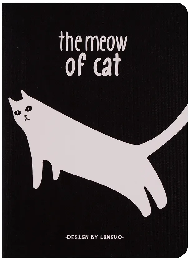 Записная книжка «The cats meow» А6, 24 листа в клетку, сшивка, Languo, в ассортименте 242904 — 3