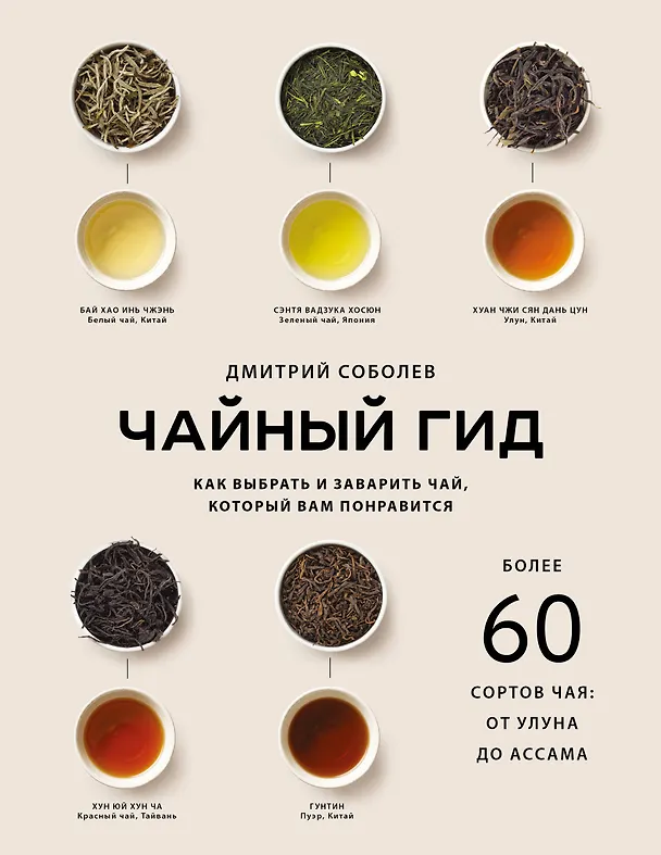Книга Чайный гид. Как выбрать и заварить чай, который вам понравится. Более 60 сортов чая: от улуна до ассама (Дмитрий Соболев) — 1