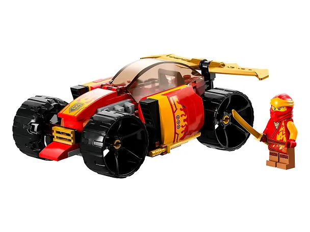 71780 Конструктор детский LEGO Ninjago Гоночный автомобиль ЭВО ниндзя Кая, 94 деталей, возраст 6+ 3169385 — 4