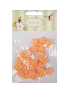 Цветы жасмина (B884)  в пакете, 25 шт,  светло-оранжевый (11-08631-51)