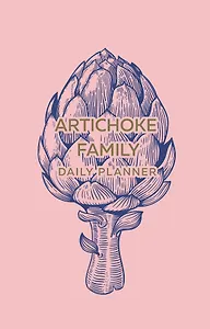 Артишок. Ежедневник недатированный (А 5, 80 л., зол. пантон)