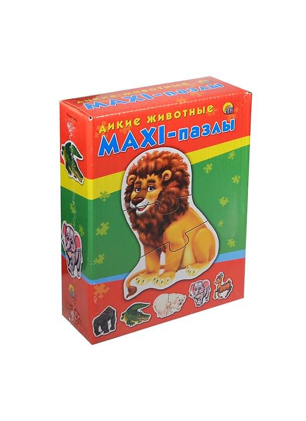Макси-пазлы Дикие животные (ПМ-9570) (6 картинок) (Рыжий кот) (3+) 2416267 — 1