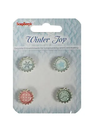 Набор декоративных пробок Зимнее Утро (SCB340982) (4 pcs) (4шт.) (упаковка) 2498449