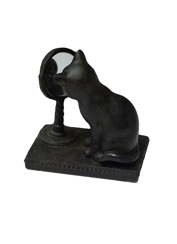 Фигурка Кошка у зеркала 9см (599-113) 2437743 — 1
