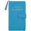 Ежедневник недат. А6+ 120л 110*190 "Буйвол" голубой, кожзам, тв. переплет, магнит.клапан, кисточка, тонир.блок, ляссе — 260987 — 1
