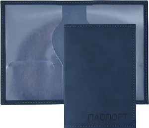 Обложка  для паспорта, пластиковые карманы
