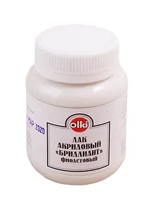 Лак акриловый Olki бриллиантовый фиолетовый 100 мл
