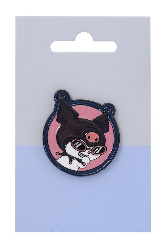 Значок «Мордочка в круге», металл, Sanrio 3113603 — 1