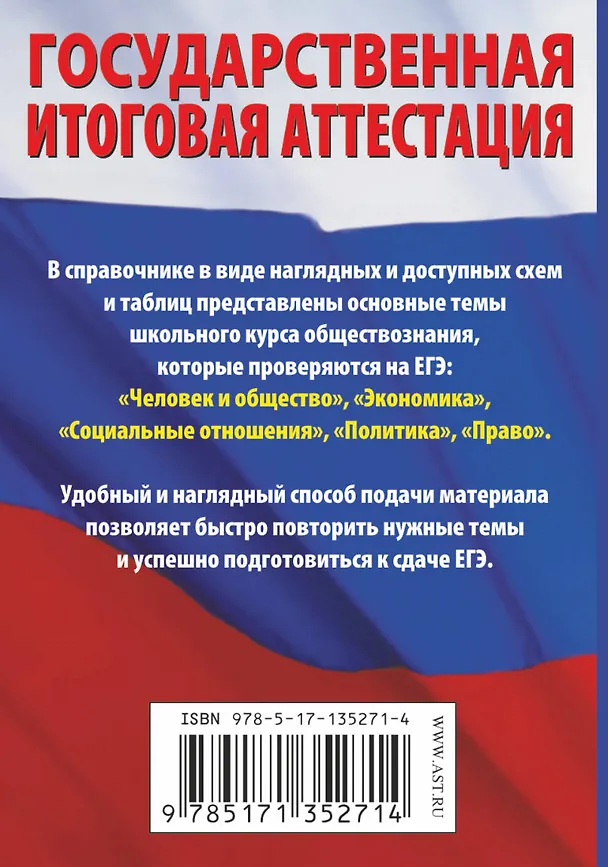 Книга Обществознание. Краткий справочник в таблицах и схемах для подготовки к ЕГЭ (Пётр Баранов) — 2