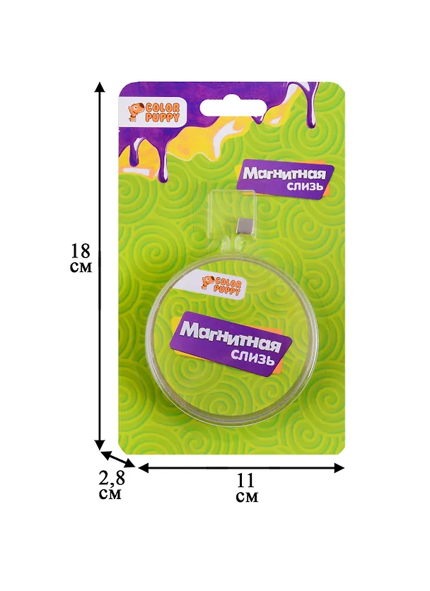 Color Puppy Слизь магнитная, 50г. с магн., в ассорт. 231274 2719180 — 2