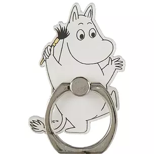 Держатель-кольцо для телефона MOOMIN Муми-тролль (металл) (коробка) — 2867821 — 1