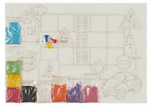 Песочный трафарет "Спорткар". 297х420 мм. -Россия: Кидстейшн, (Песочный мир). 54 327572