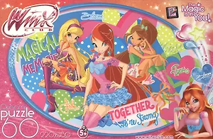 Пазл 60А 12486 Винкс MY FAIRY DAIRY-Bloom (220х330) (5+) (коробка)