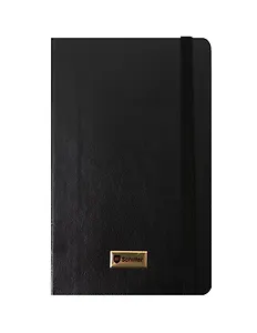 Записная книга А6 80л лин. "Elegance" черная, инт.переплет, Schiller