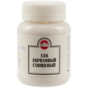 Акриловый глянцевый лак olki, 100 мл