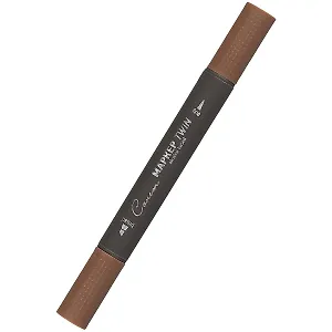 Маркер художественный "Сонет" черно-коричневый, двухсторон., тонк. и широк.долото, Сонет