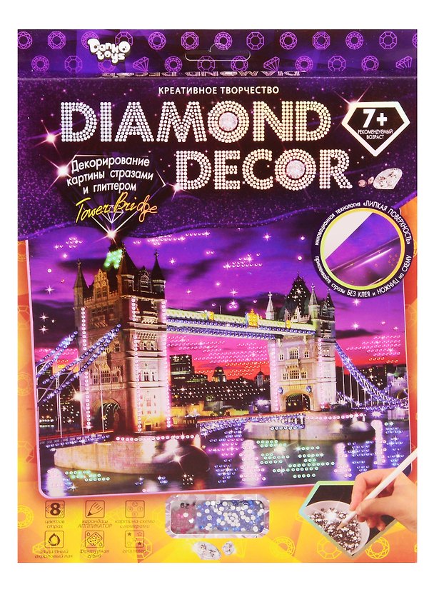Набор для творчества ДАНКО-ТОЙС Diamond Тауэрский мост 2796880 — 1