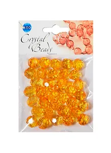 Набор бусин Кристальная игра Кристаллы оранжевые (CRP136) (12мм) (упаковка)