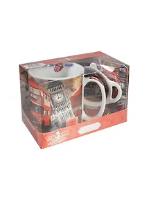 GiftLand Набор: Кружка+Поднос+Подставка п/кружку "London" M07066/3 L1