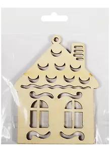 Подвеска на елку Пряничный домик (87х100х3) (162872) (Полноцвет)