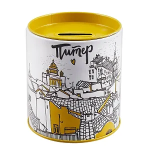 Копилка Бочка СПб Крыши и купола (10х9) (металл) 2720015