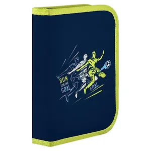 Пенал 1отд. "ФУТБОЛИСТЫ" 13.3*20*3.5см, ПВХ, полиэстер, молния, полноцветная печать