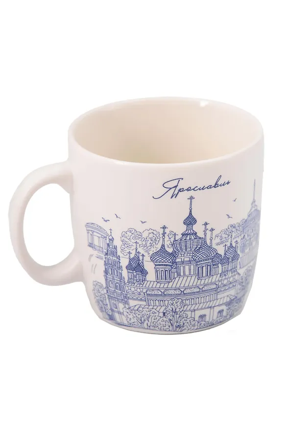 Кружка фарфор маленькая Ярославль (Синяя) (180мл) (060-7-27) 3159281 — 1