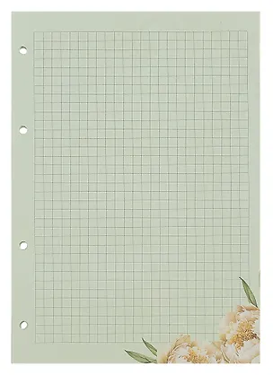 Сменный блок для тетрадей 50л кл. "Peony" 70г/м2, инд.уп. 3085098
