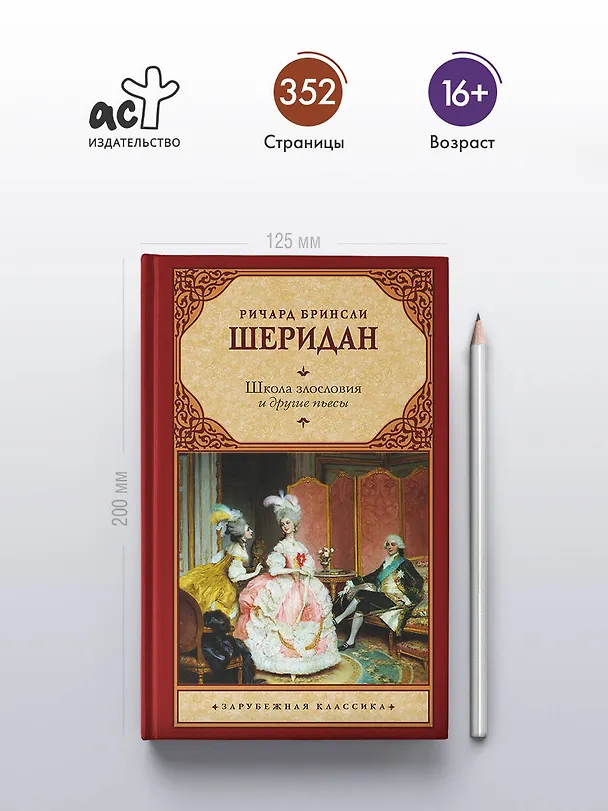 Книга Школа злословия и другие пьесы (Ричард Бринсли Шеридан) — 5