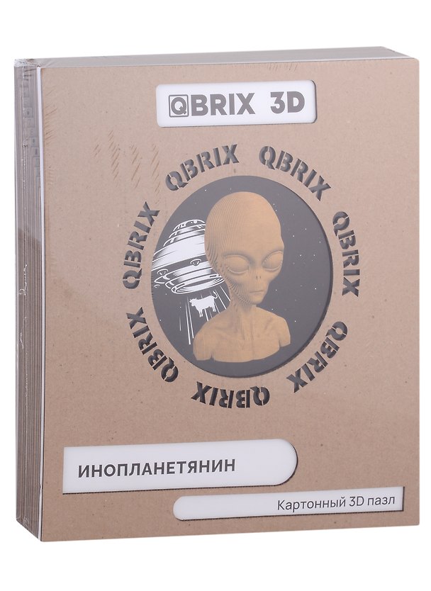 3D Конструктор «Инопланетянин» картон, Mozabrick 2974517 — 1