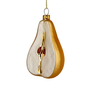 Новогоднее подвесное украшение ErichKrause Decor Груша (стекло) (9см) (64427) 3177017