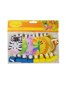 Язычок-гудок с карточкой Забавные зверята (8 шт/уп) SE01-003007/P08 (Поиск)