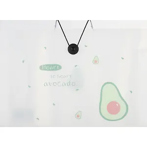 Папка на резинке А4 8отд. "Avocado", ассорти