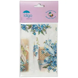 IDIGO декупажная карта 32*45 незабудки d11