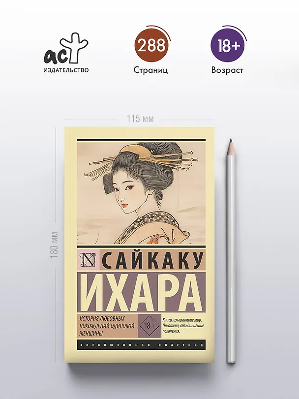 Книга История любовных похождений одинокой женщины (Ихара Сайкаку) — 5