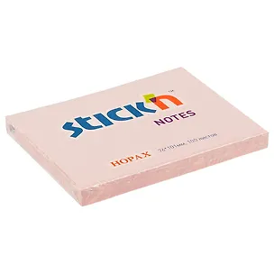 Блок для записей Stick`n Neon notes, розовый, 10.3 х 7.6 см 238688