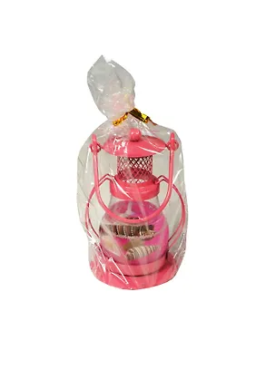 Свеча гелевая Керосиновая лампа розовая (896696) 2451948